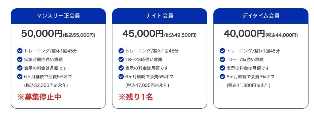 平尾のブースフィットが人気のため新規受付停止のプランが続出していることを示す画像